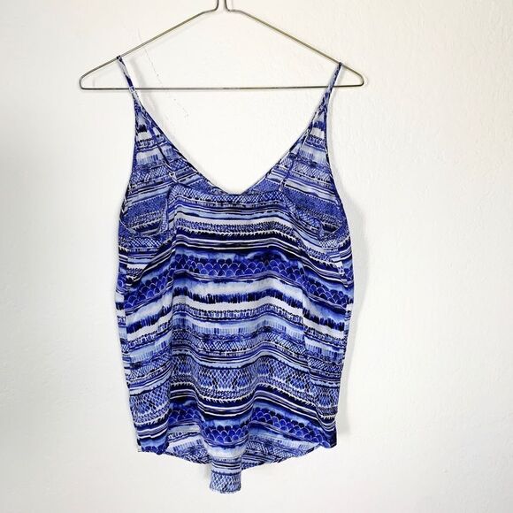 Rory Beca Kingston Silk Tank Blue Small - Picture 5 of 6